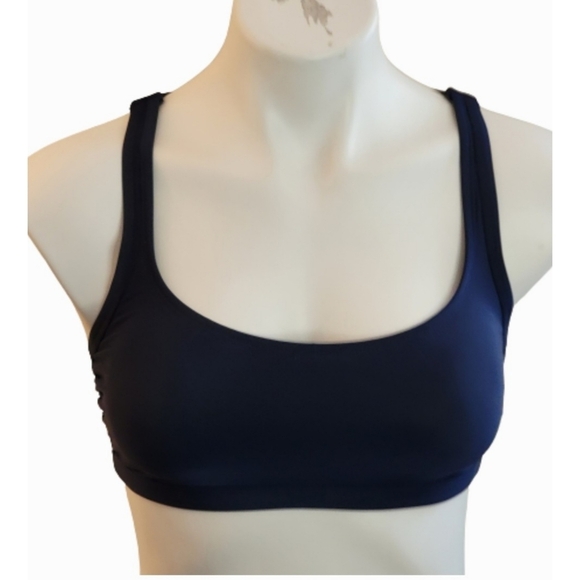 All in Motion Tie back Bralette bikini top Navy Size S - Picture 4 of 10